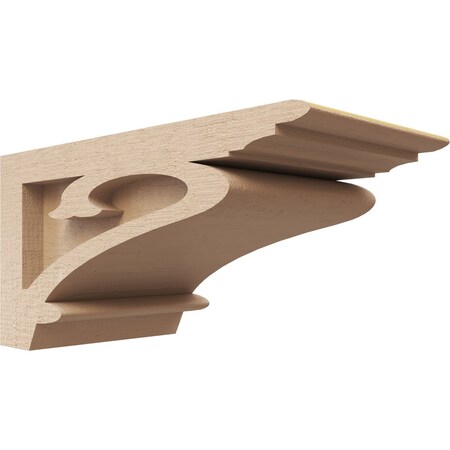 4in. W X 8in. D X 4in. H Series 3 Wide Mayflower Rough Cedar Woodgrain TimberThane Corbel, Prmd Tan